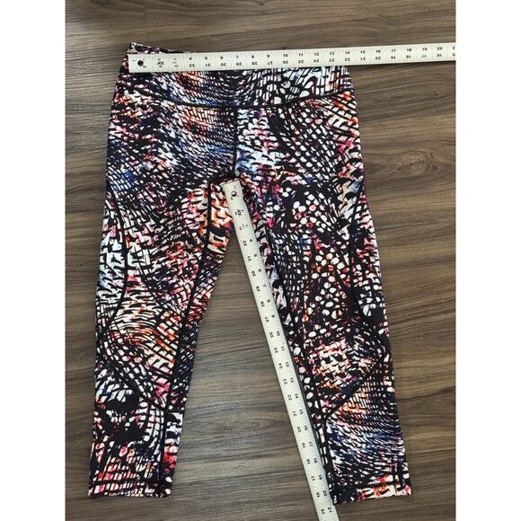 Zella Live In Rainbow Multi Color Cropped Leggings Women's Size M - Picture 7 of 11